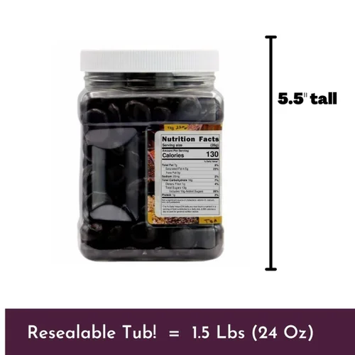 Vista 5 de WinCrest Cerezas cubiertas de chocolate negro (1.5 libras de lata)