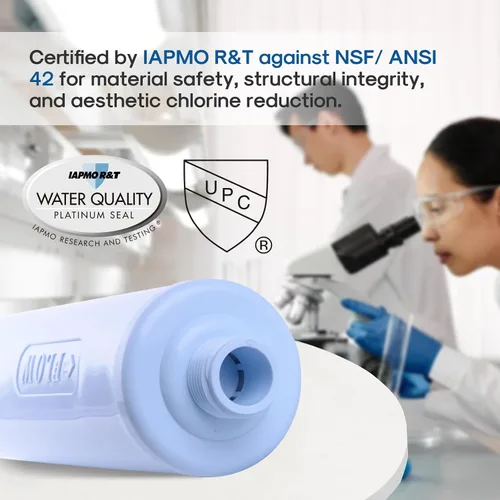 Vista 2 de ICEPURE Filtro de agua en línea RV con protector de manguera antitorceduras, NSF/ANSI 42, filtración GAC y KDF, reduce el cloro y los olores, agua