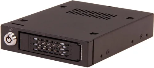 Vista 11 de ICY DOCK Rack móvil de 2.5" SATA/SAS HDD y SSD de metal completo resistente para bahía de unidad externa de 3.5 pulgadas con bloqueo de llave