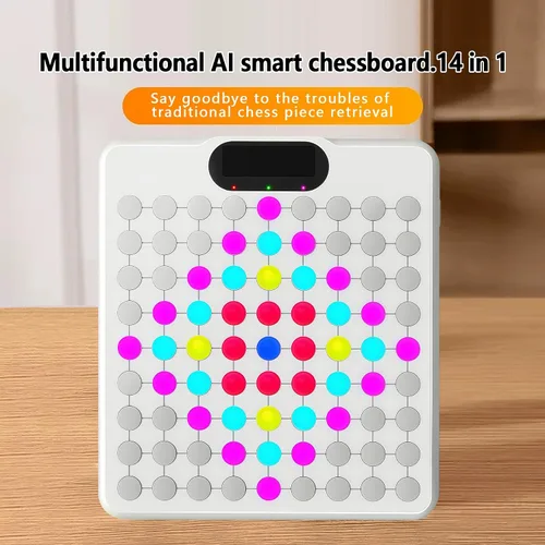 Vista 3 de Juego de juegos de viaje para niños: juegos de mesa clásicos 14 en 1 con 5 en una fila y Tic-Tac-Toe, juguetes educativos portátiles para niños