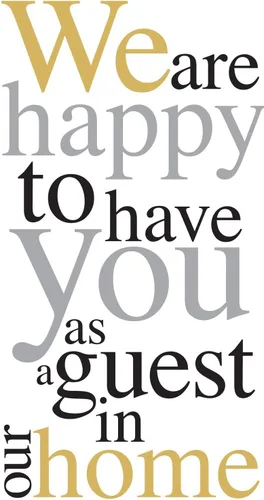 Vista 4 de Ideal Home Range Juego de 2 servilletas de papel de 3 capas Happy To Have You, 16 unidades, color dorado y plateado