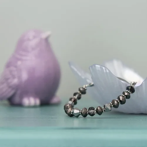 Vista 54 de Pulsera elástica de alerta médica, pulsera de identificación médica de repuesto intercambiable, etiqueta de identificación no incluida, cristales