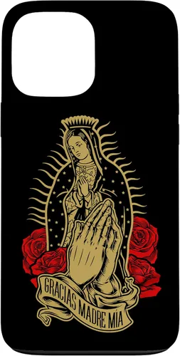 Vista 24 de Our Lady Virgen De Guadalupe Virgen Mary Gracias Madre Mía - Carcasa para iPhone 17