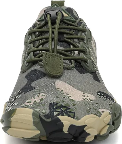 Vista 2 de Kricely Zapatos minimalistas para hombre, zapatos de entrenamiento con puntera ancha, suela cero caída