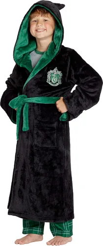Vista 5 de Harry Potter Hogwarts Houses - Bata de forro polar para niña - Gryffindor Hufflepuff Slytherin Ravenclaw