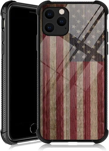Vista 8 de DJSOK Funda compatible con iPhone 11, diseño con patrón de parachoques trasero, esquinas reforzadas antiarañazos, caver de TPU suave, fundas