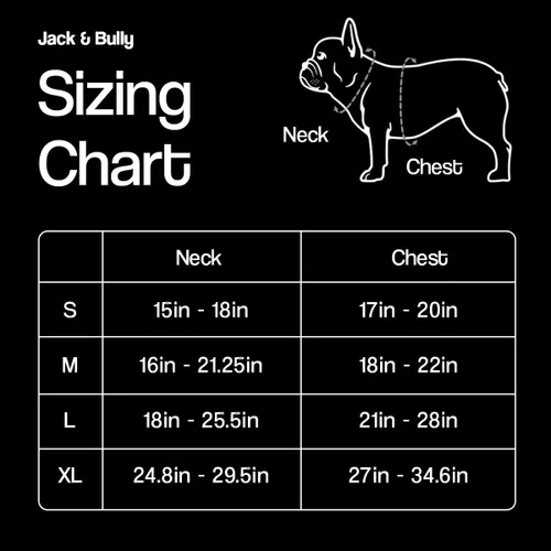 Vista 5 de Jack & Bully Arnés para perro, chaleco sin tirones, de neopreno ajustable, suave con malla transpirable, para todo tipo de clima, bulldog francés