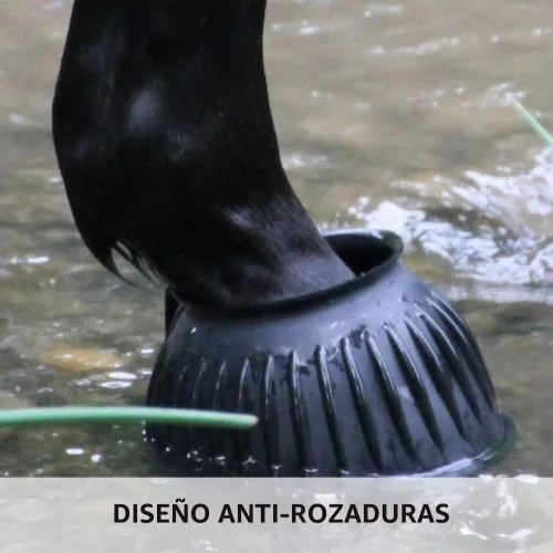 Vista 5 de Dura-Tech Botas de goma acanaladas de doble bloqueo para caballos Protección definitiva para caballos Escudo de impacto resistente Diseño sin