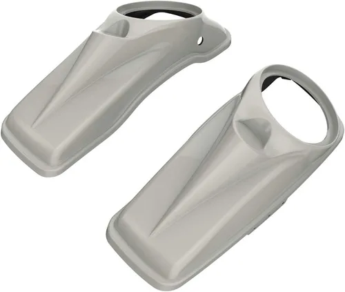 Vista 68 de Tapas para bocinas de motocicleta aptas para 2014+ Harley Touring Hard Saddle Bags - Whisky ámbar, 8 pulgadas Amber Whiskey