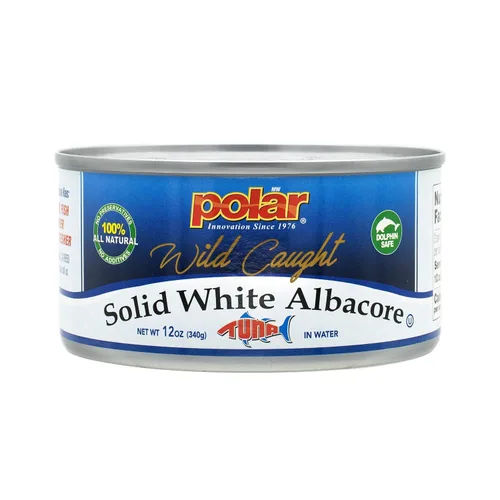 Vista 9 de MW Polar Atún, Albacora blanca sólida natural en agua, lata de 5 onzas (paquete de 12)