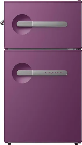 Vista 5 de Frigidaire, refrigerador compacto de 2 puertas de la serie retro de 3.1 pies cúbicos, con abridor de botellas lateral incorporado, Onyx