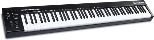 Vista 5 de M-AUDIO Keystation 49 Controlador MIDI en Paquete con Auriculares para Grabación de Estudio, Producción Musical, Podcasting, Transmisión