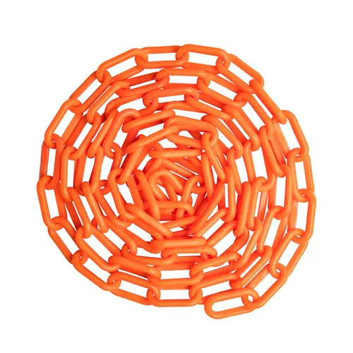Vista 12 de US Weight (Fabricado en Estados Unidos) Cadena de seguridad de plástico negro de 2 pulgadas x 50 pies. Tecnología resistente a los rayos UV SunShield