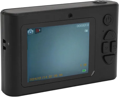 Vista 9 de Cámara digital 4K 48MP HD, cámara portátil compacta con enfoque automático de zoom digital de 16X, pantalla TFT de 2.4 pulgadas, micro SLR