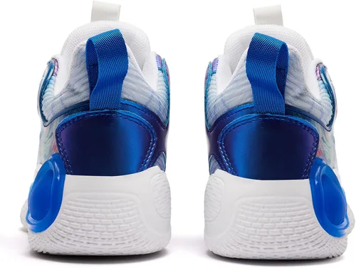 Vista 6 de HOBIBEAR Zapatos deportivos para niños y niñas, ligeros, transpirables, para caminar, correr, deportes (niños pequeñosniños grandes)