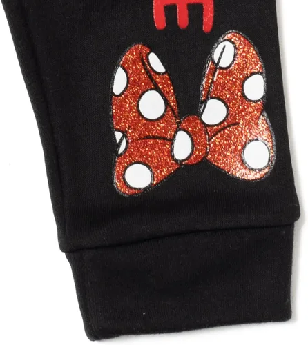 Vista 5 de Disney Minnie Mouse - Conjunto de sudadera y pantalones de forro polar, tallas de recién nacido a niño grande (recién nacido - 14-16)