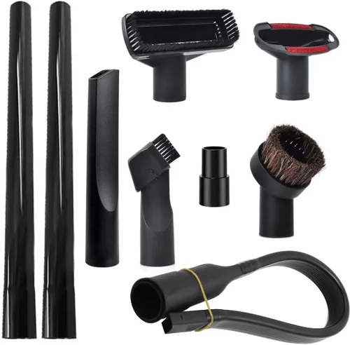 Vista 6 de 4 varitas de extensión de vacío de 1.25 pulgadas, 14.5 pulgadas de largo, tubo de plástico de 1 1/4 pulgadas para tubos de extensión de aspiradoras