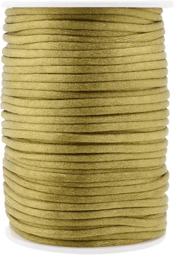 Vista 72 de Mandala Crafts Cordón de satén de cola de rattail de 0.02 in para nudos chinos de macramé
