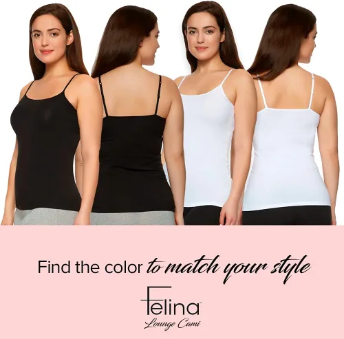 Vista 7 de Felina Camiseta sin mangas ajustable Camiseta de tirantes micro modal premium para mujer, suave, transpirable y versátil
