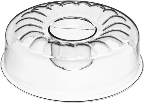 Vista 2 de SIMAX Sartén de vidrio transparente poco profundo (4.75 pulgadas), a prueba de calor, frío y golpes, capacidad para 2.1 cuartos (8.4 tazas)