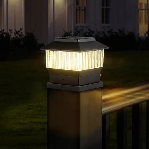 Vista 22 de 50 Lumen Luces Solares para Postes, 3 Modos Luces para Deck al Aire Libre, Valla, Tapa de Poste - 4x4 3.5x3.5 4.5x4.5 o 5.5x5.5, Luces LED