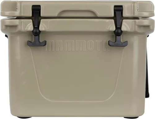 Vista 3 de Mammoth Ranger 25 - Hielera rígida aislada con capacidad de 25 cuartos de galón, capacidad para 30 latas, ideal para barco, campamento, bronceado