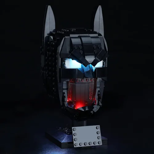 Vista 2 de Kit de iluminación LED BRIKSMAX para Batman Cowl 76182 - Compatible con el modelo de bloques de construcción Lego 76182 - No incluye el set de Lego