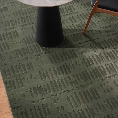 Vista 10 de Revival Rugs Alfombras de área Shell de 4 x 6 pies, lavables, pelo medio Beige / Crema