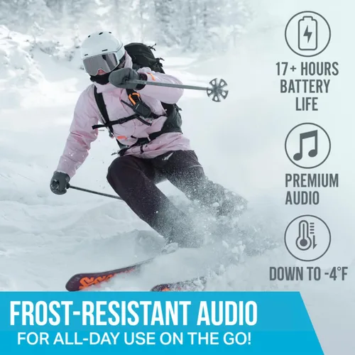 Vista 4 de Alta - Auriculares inalámbricos con Bluetooth para cascos con bolsillos para audífonos, altavoces HD compatibles con cualquier casco