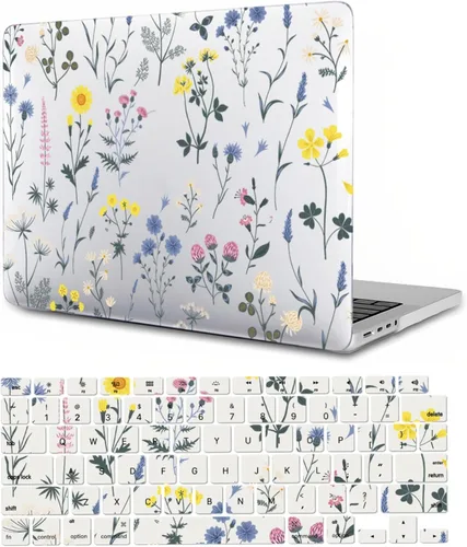 Vista 31 de Funda compatible con MacBook Pro de 13 pulgadas 2012 2011 2010 2009 2008 versión A1278, funda protectora de plástico duro y cubierta de teclado