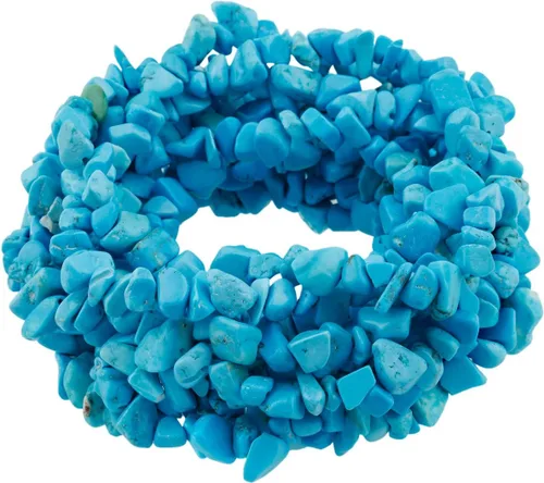 Vista 13 de SUNYIK Amatista de piedra de viruta rodada de forma irregular perforada suelta hebra de cuentas para la fabricación de joyas 32-33 pulgadas Well
