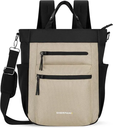 Vista 14 de Sherpani Soleil, mochila convertible antirrobo, bolsa 3 en 1, bolso cruzado, bolsa de viaje de 18 L, se adapta a portátiles de 13 pulgadas