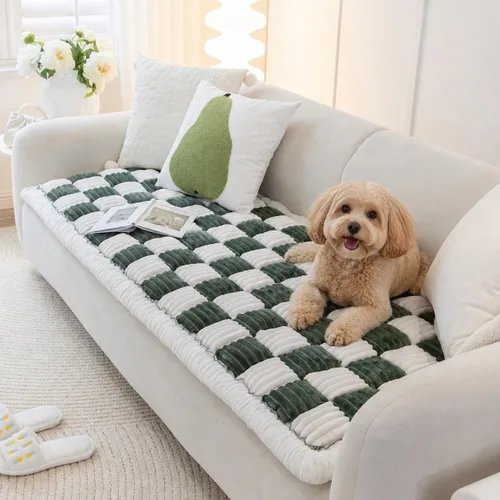 Vista 10 de Funda para sofá de mascotas, funda para perros para sofá, fundas lavables para sofá de mascotas para perros grandes, alfombrilla antideslizante