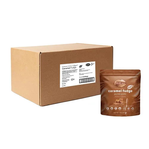 Vista 14 de SLOJO - Polvo con sabor gourmet a caramelo, mezcla de bebida prémium para bebidas calientes y frías, vegano, caramelo en polvo para lattes, frappés