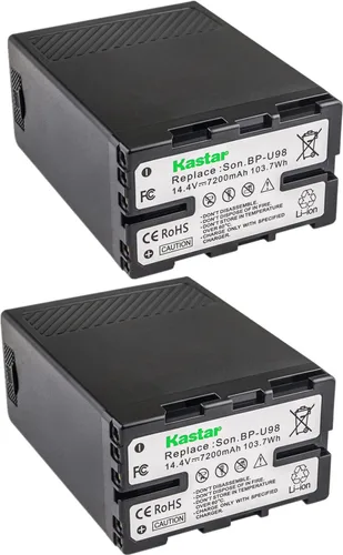Vista 6 de Kastar Paquete de 1 batería de repuesto BP-U98 para Sony BP-U30, BP-U35, BP-U60, BP-U68, BP-U70, BP-U90, BP-U98, Sony PMW-EX260, PMW-EX280, PMW-F3