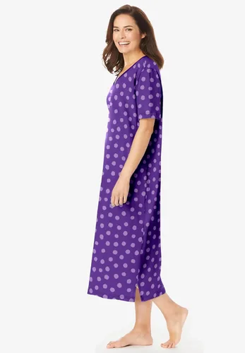 Vista 3 de Dreams & Co. Camisa de dormir larga con estampado de talla grande