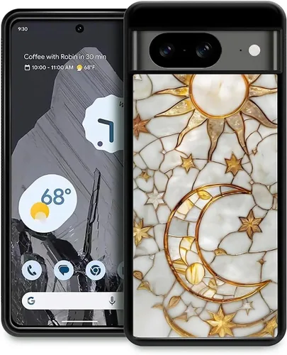 Vista 328 de Compatible con Google Pixel 4A 5G Mobile Case Creative Acrylic Back Panel Silicona Edge Case Slim Protección Especialmente para Google Pixel 4A 5G
