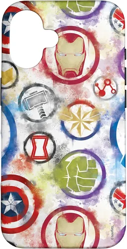 Vista 32 de Marvel Avengers Super Hero Icons - Carcasa para iPhone 17