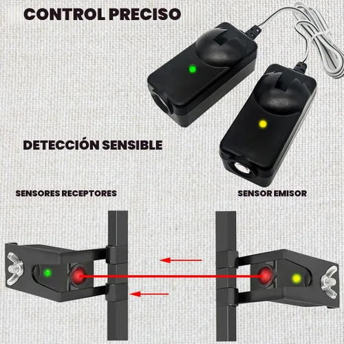 Vista 4 de Kit de Sensor de Seguridad 2025 Mejorado 41A5034 Compatible con Abridor de Puerta de Garaje Liftmaster Chamberlain Sears Craftsman Fabricado Después