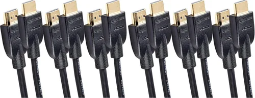 Vista 12 de Amazon Basics Cable HDMI, 3 pies, 4K@60Hz, cable HDMI 2.0 4K de alta velocidad (18 Gbps), 2160p, 48 bits, compatible con TV/PS5/Xbox/Roku, negro
