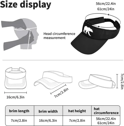 Vista 4 de devor Dad Hats Bear Baseball Caps for Women Funny Baseball Cap Adjustable