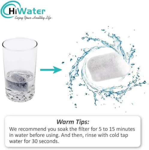 Vista 2 de Paquete de 24 filtros de carbón compatibles con Cuisinart para cafetera, repuesto para todos los filtros de agua Cuisinart Hiwater