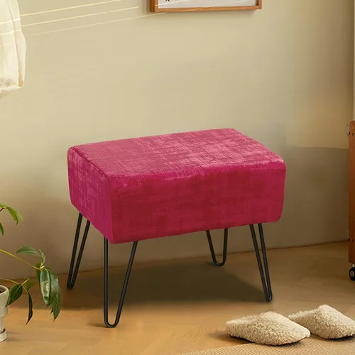 Vista 21 de Home Soft Things Otomana rectangular de terciopelo mullido de color verde ágata de 19 pulgadas para sala de estar, banco de entrada de espacio