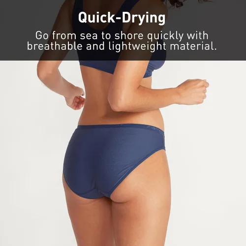 Vista 30 de ExOfficio Give-N-Go 2.0 - Calzones de bikini para mujer, transpirables, duraderos, de fácil cuidado, ropa interior de viaje