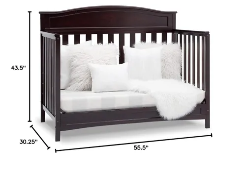 Vista 12 de Delta Children Emery - Cuna convertible 4 en 1 para bebés