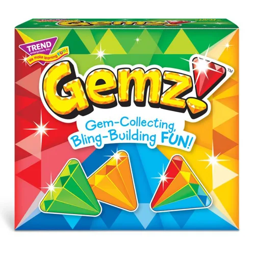 Vista 3 de Gemz! Three Corner Strategy Game por TREND Enterprises, Inc. - Juegos de cartas familiares