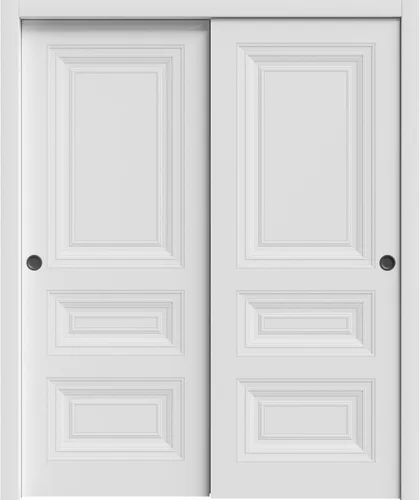 Vista 8 de SARTODOORS Panel de puerta de losa 18 x 84 pulgadas Base 7233 Blanco Puertas de dormitorio de baño