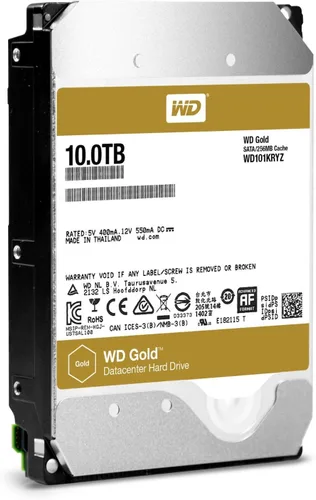 Vista 4 de WD Gold WD1005FBYZ Disco duro de 1 terabyte, centro de datos, de 7200 rpm, Class SATA de 6 gigabytes por segundo, con cache de 128 megabytes, de 3.5