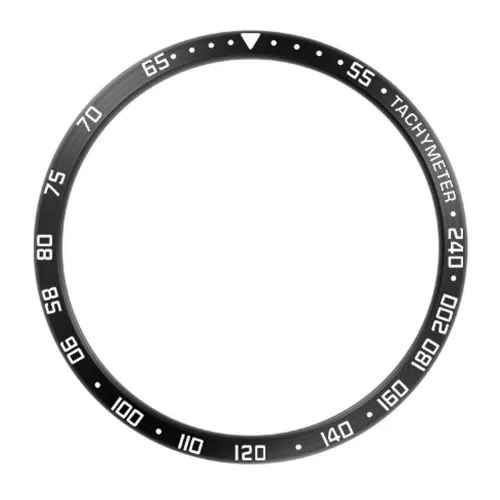Vista 17 de AISPORTS Anillo de bisel compatible con Samsung Galaxy Watch 1.811 in bisel Loop cubierta adhesiva anti arañazos acero inoxidable bisel de metal