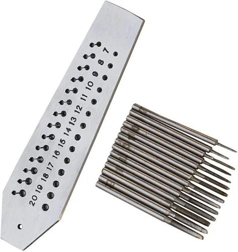Vista 5 de EUROTOOL - Juego de mini grifos y troqueles, juego de 14 piezas TAP-135.00